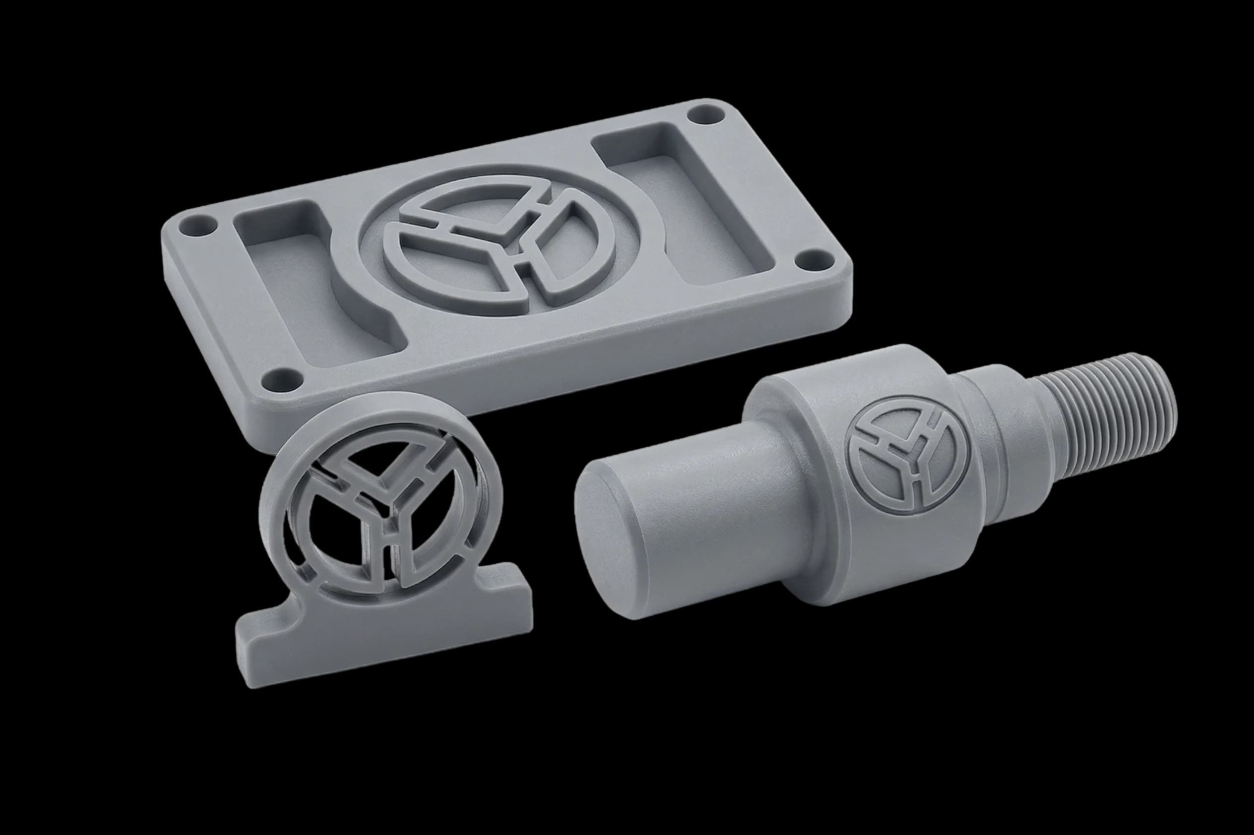 CNC machined ABS plastic components for industrial manufacturing