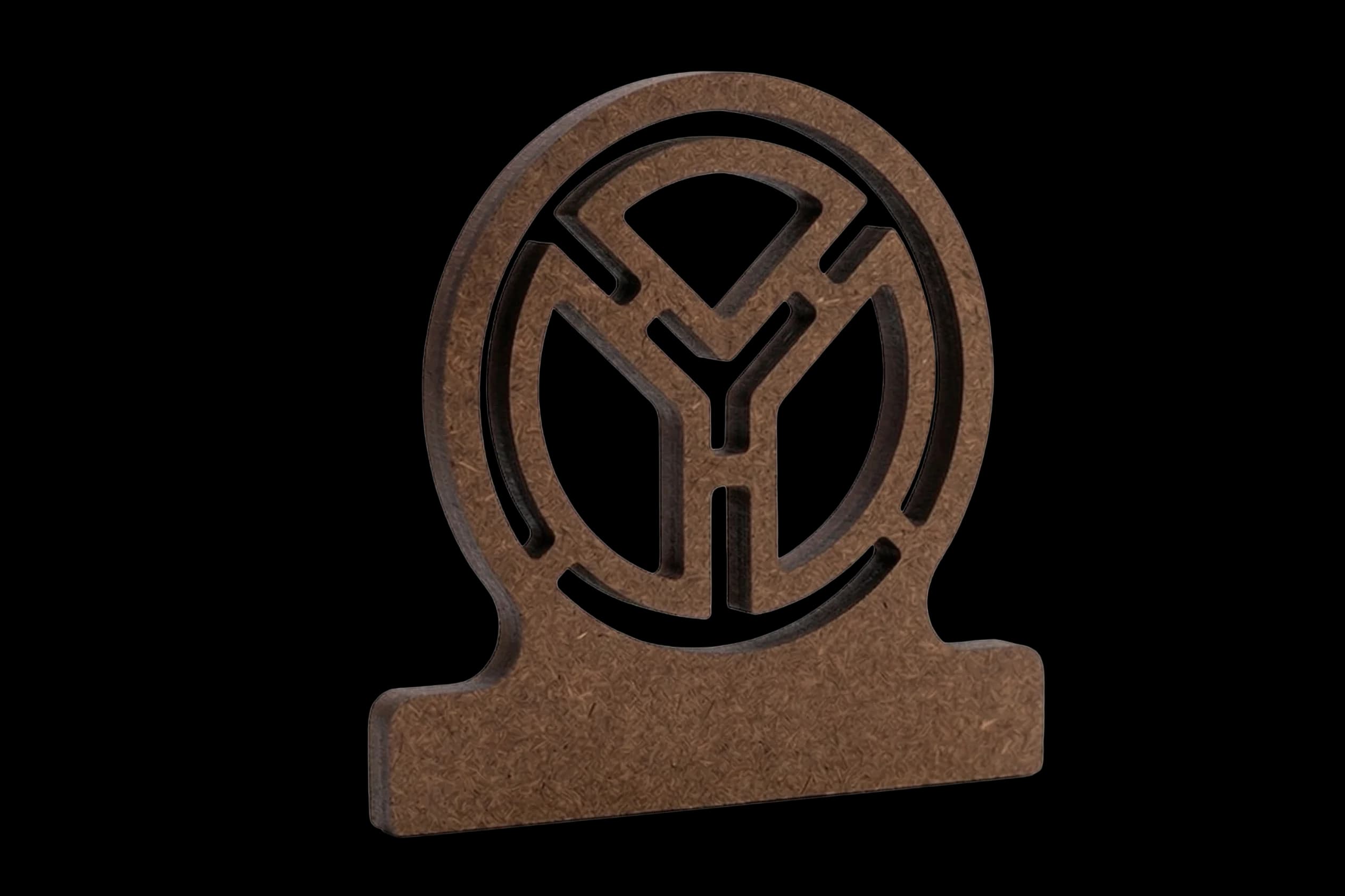 Paneles de hardboard y componentes cortados en CNC para fabricación