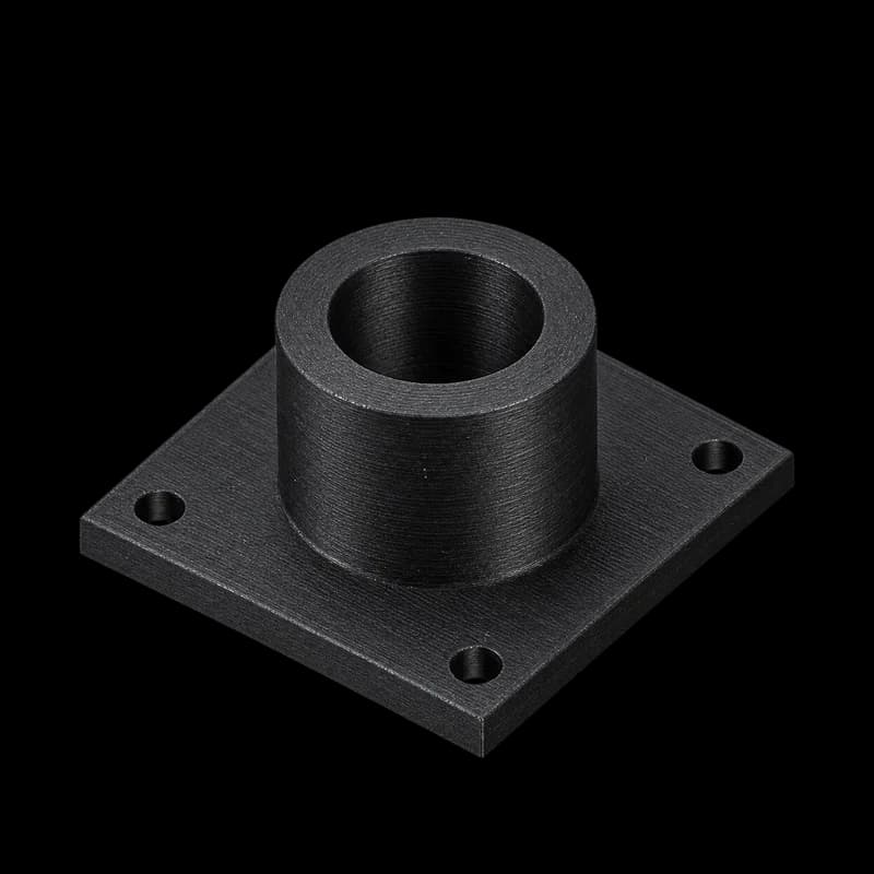 PET-CF printed flange mount