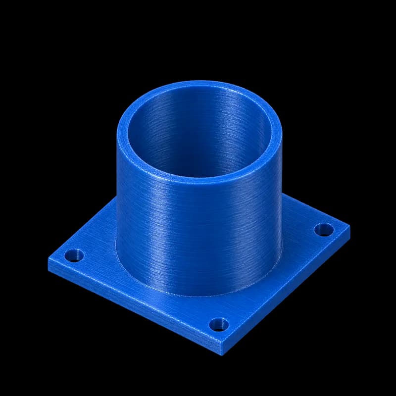 PETG printed duct adapter