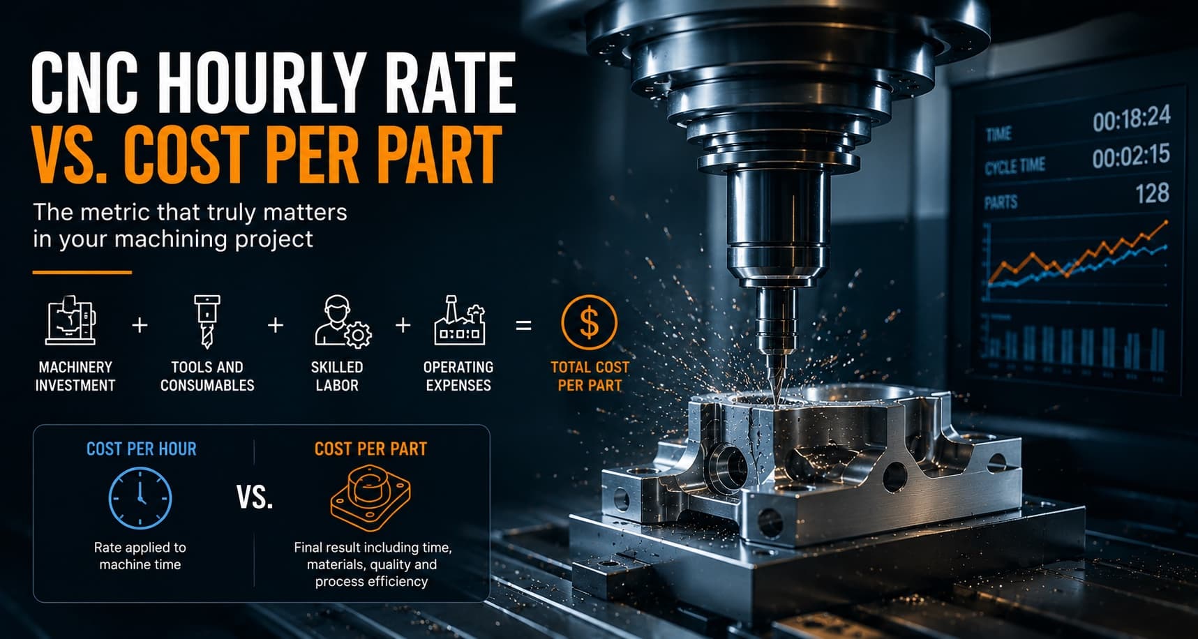 How CNC Machine Hourly Cost Is Calculated