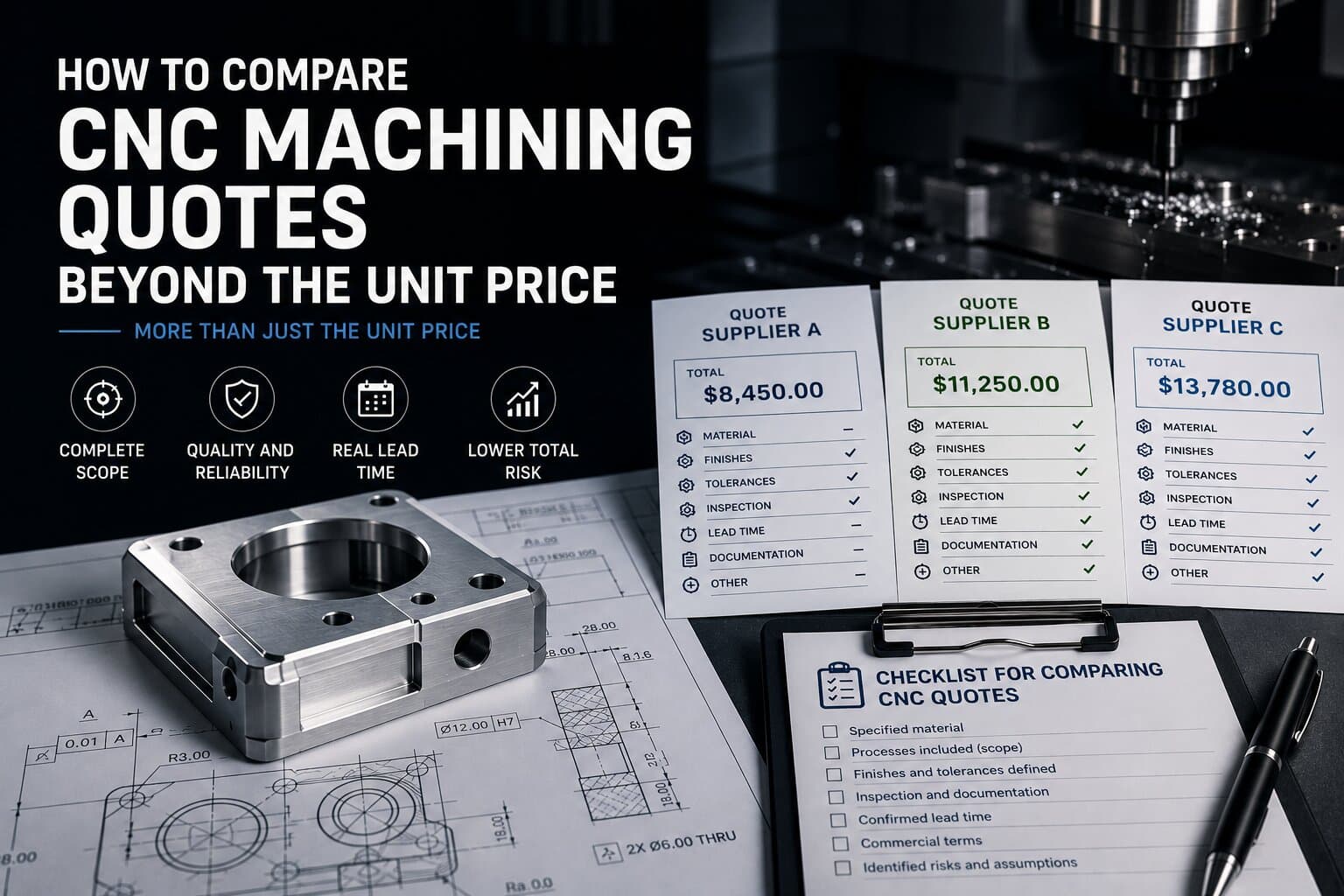 How to Compare CNC Machining Quotes Without Costly Mistakes