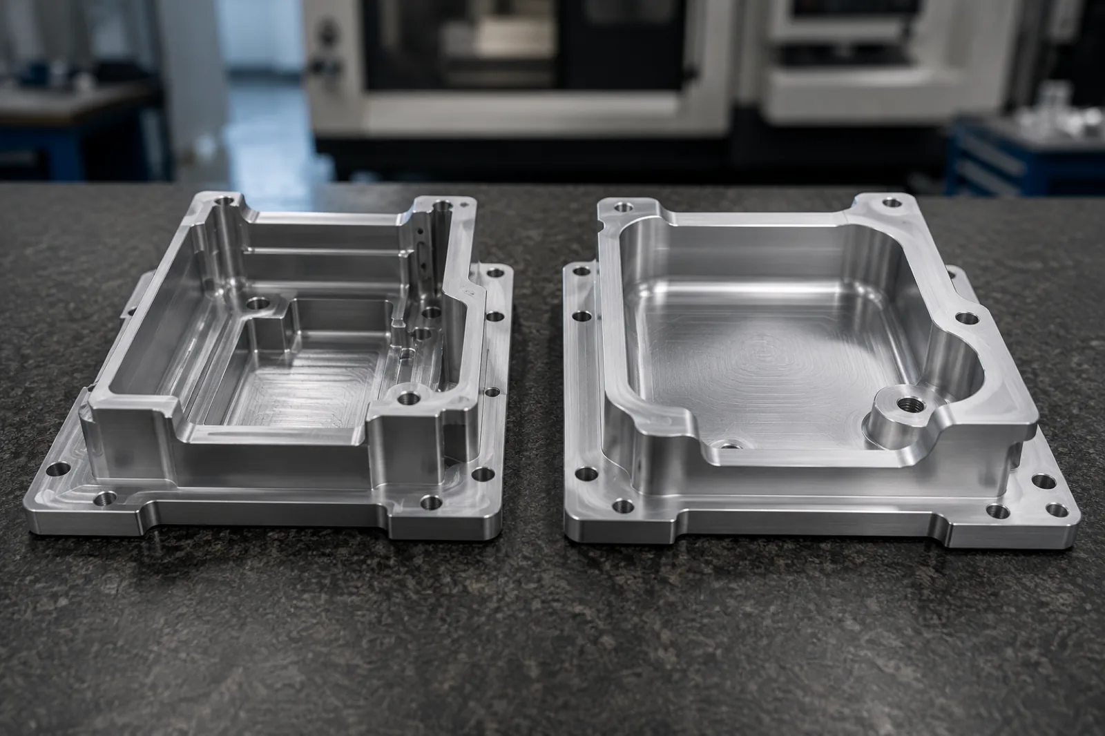 Manufacturing engineer reviewing a CAD model and validating manufacturability before releasing production