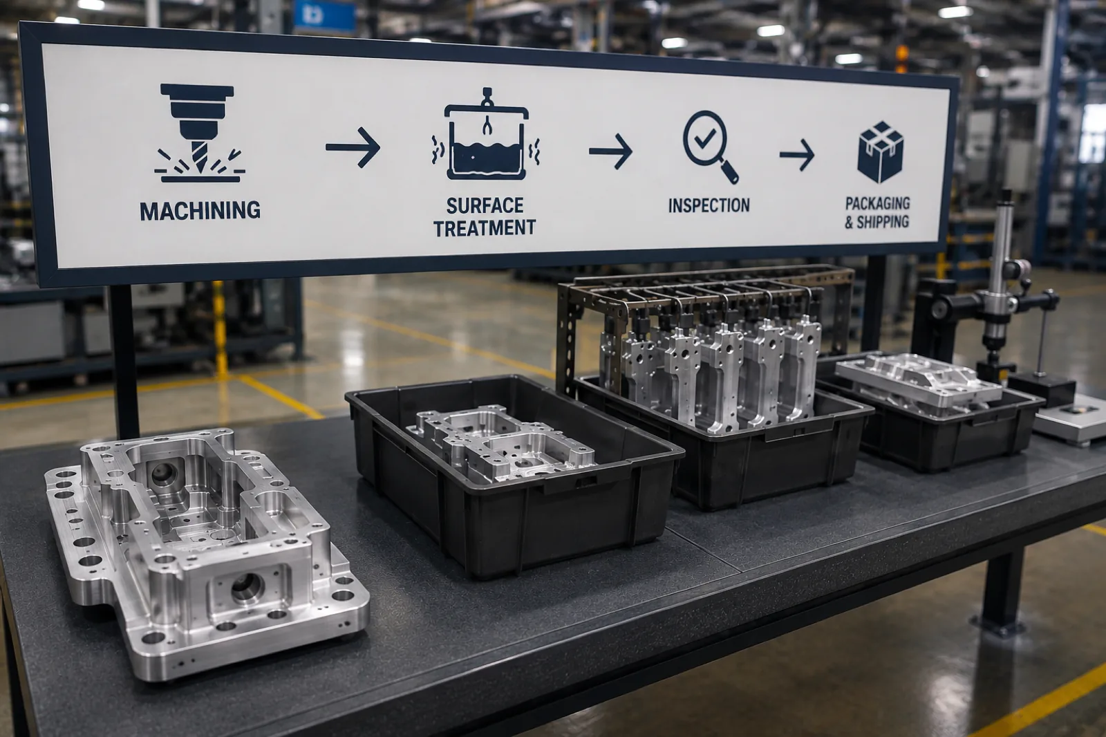 Coordinated manufacturing flow with fewer handoffs between stages and lower delay risk