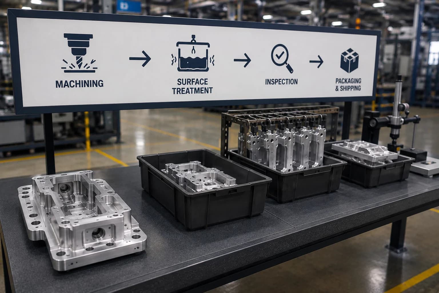 Coordinated manufacturing flow with fewer handoffs between stages and lower delay risk