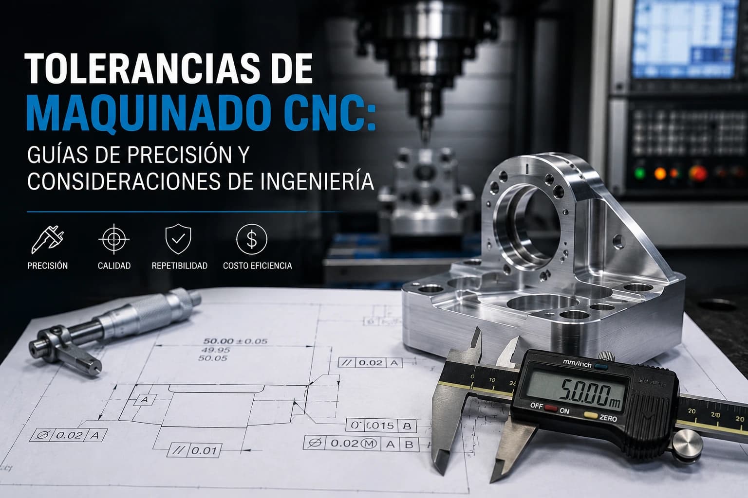 Tolerancias de Maquinado CNC: Guías de Precisión y Consideraciones de Ingeniería