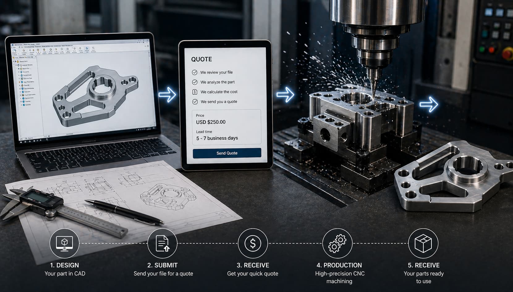 How to Get CNC Parts Made: Step-by-Step Guide for Fast Quotes