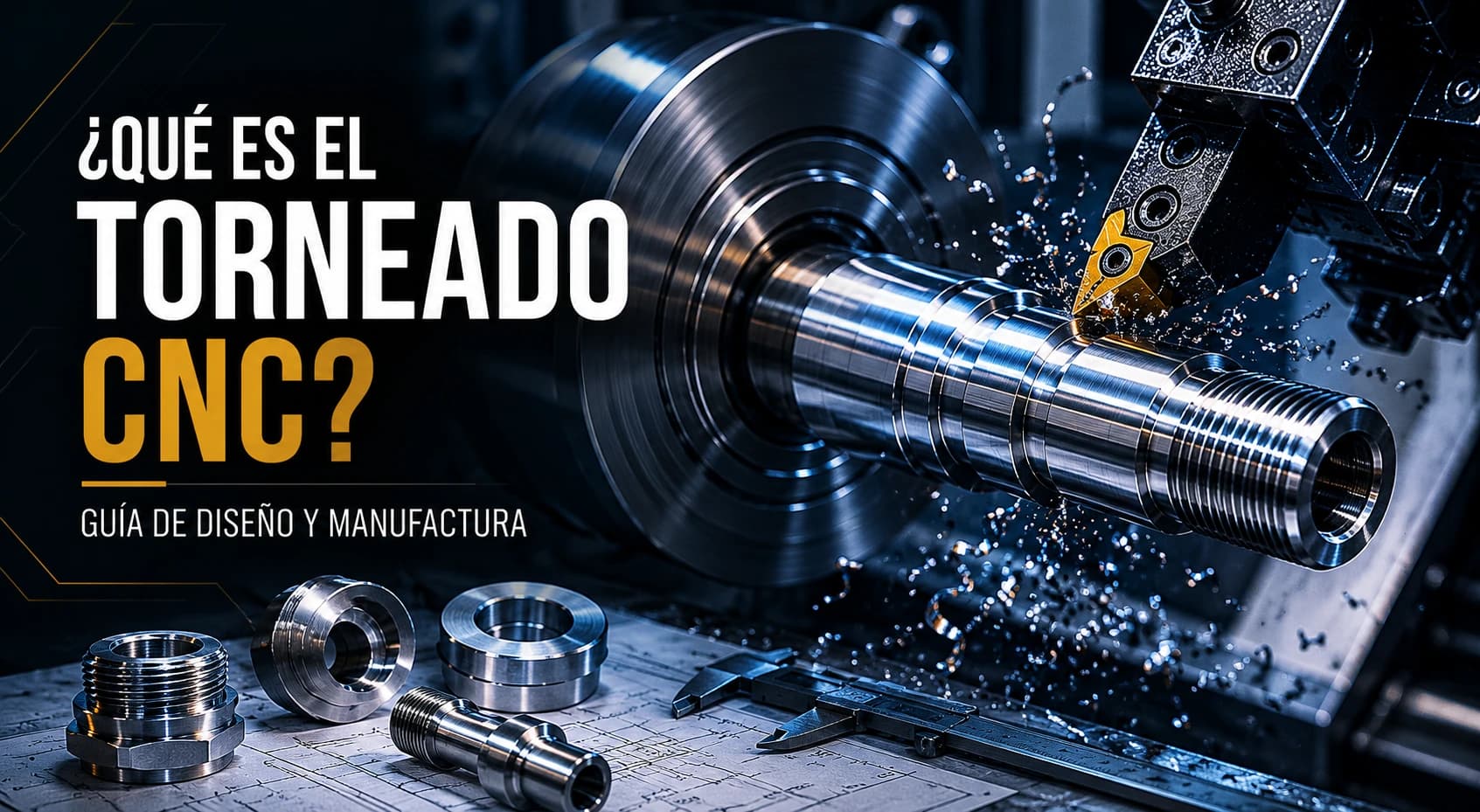 ¿Qué es el Torneado CNC? Guía de Diseño y Manufactura