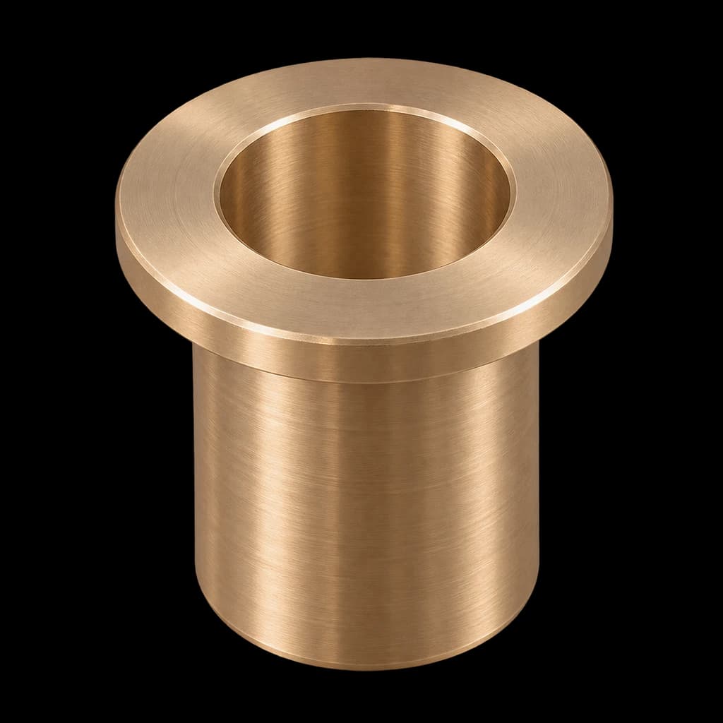 Illustrative image: Flanged SAE 660 bronze bushing