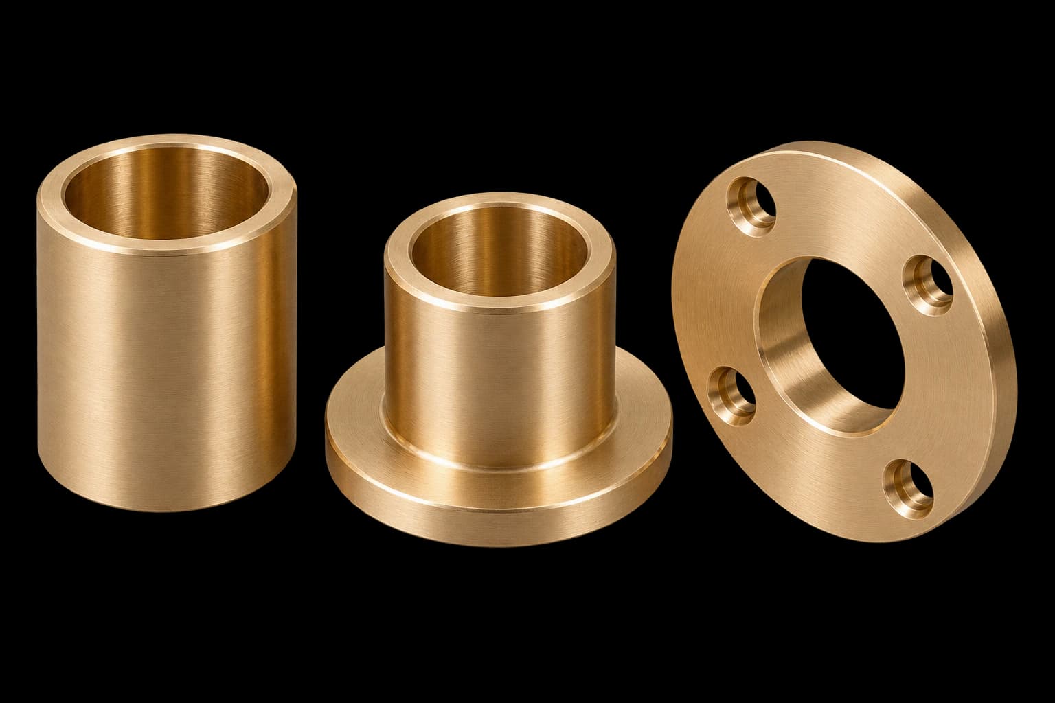 Illustrative image: Bronze parts machined at PREMSA