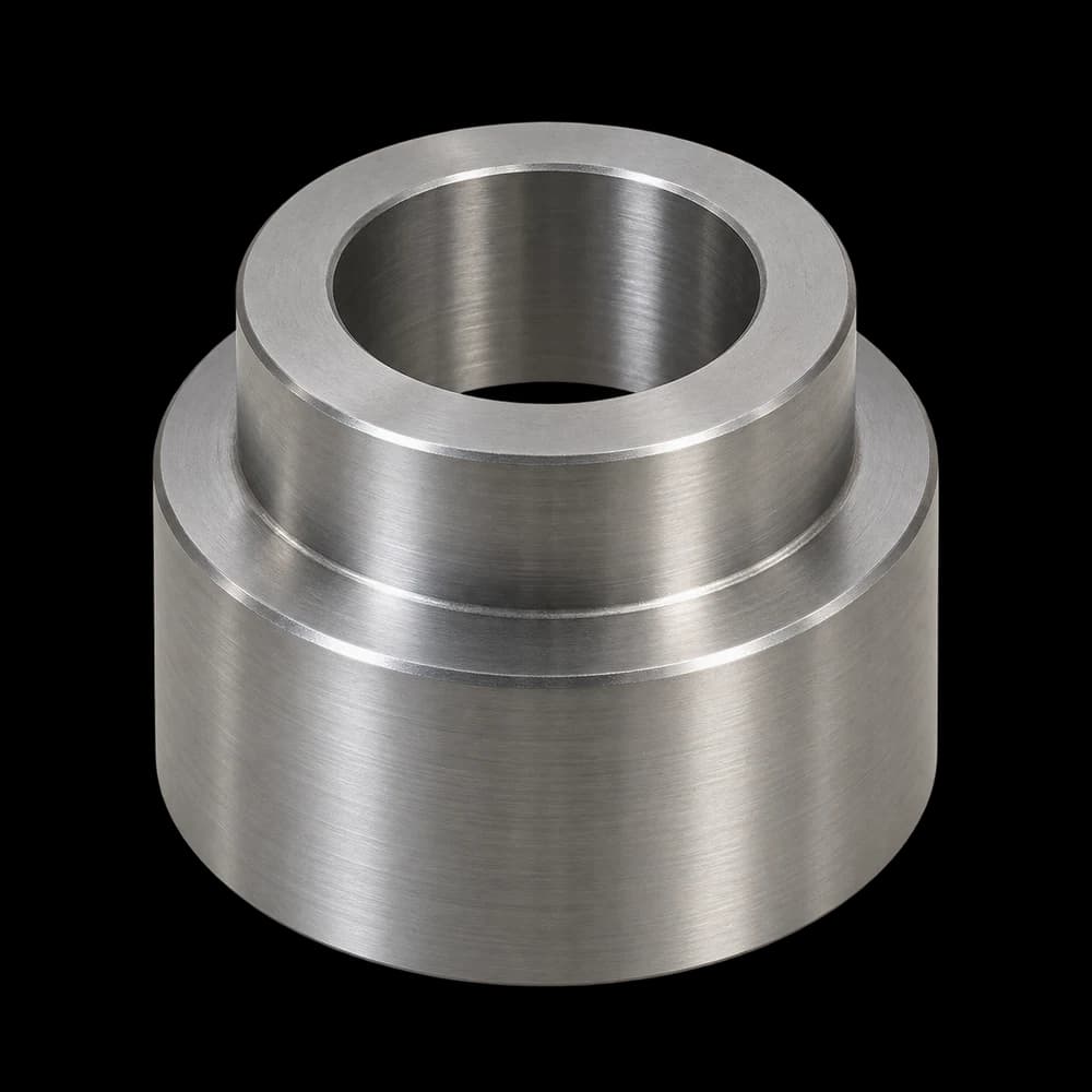 CNC turned stepped bushing