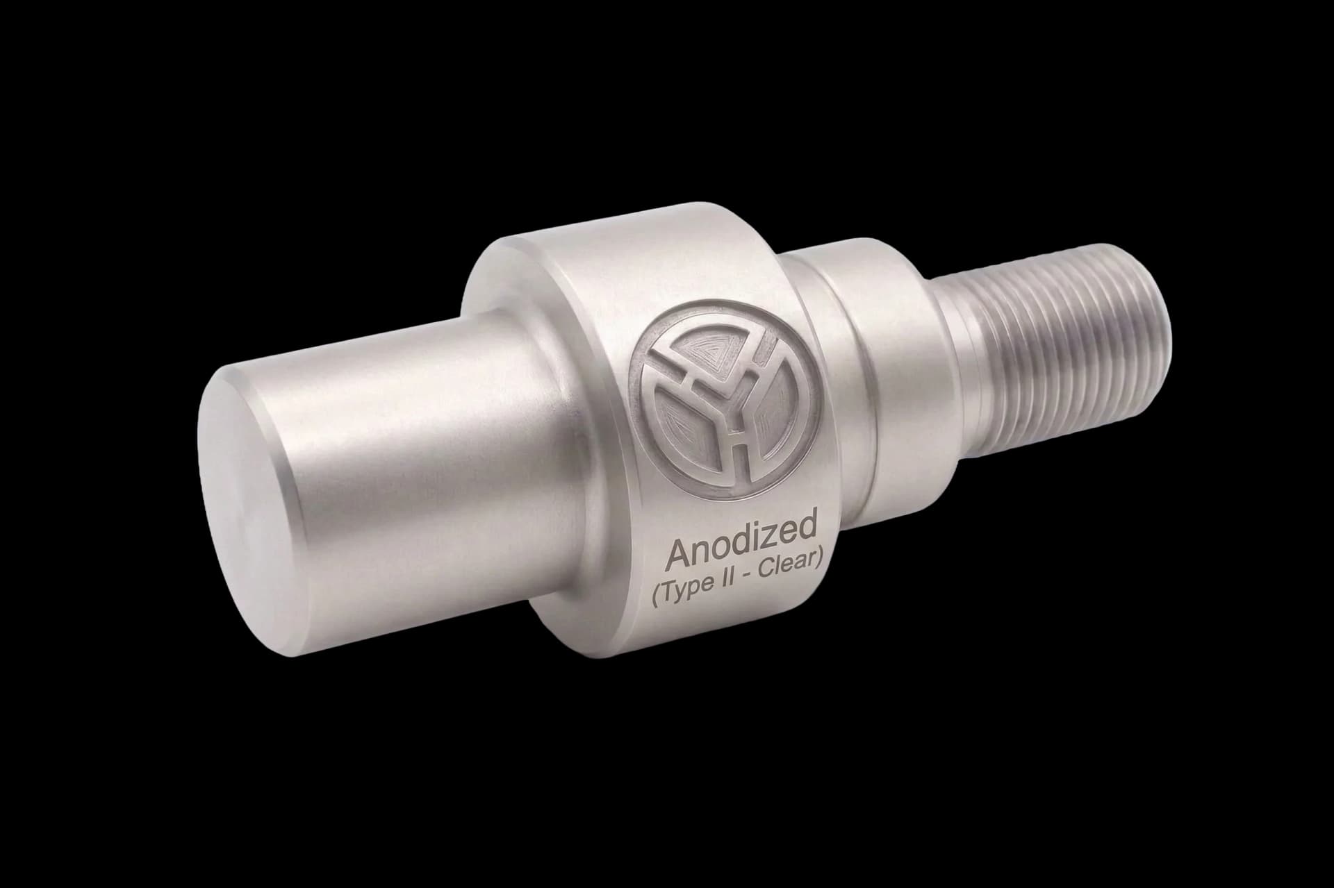 Aluminum part with anodized finish