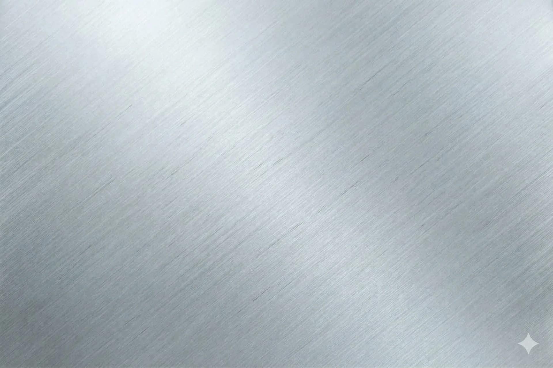 Brushed finish on industrial metal part