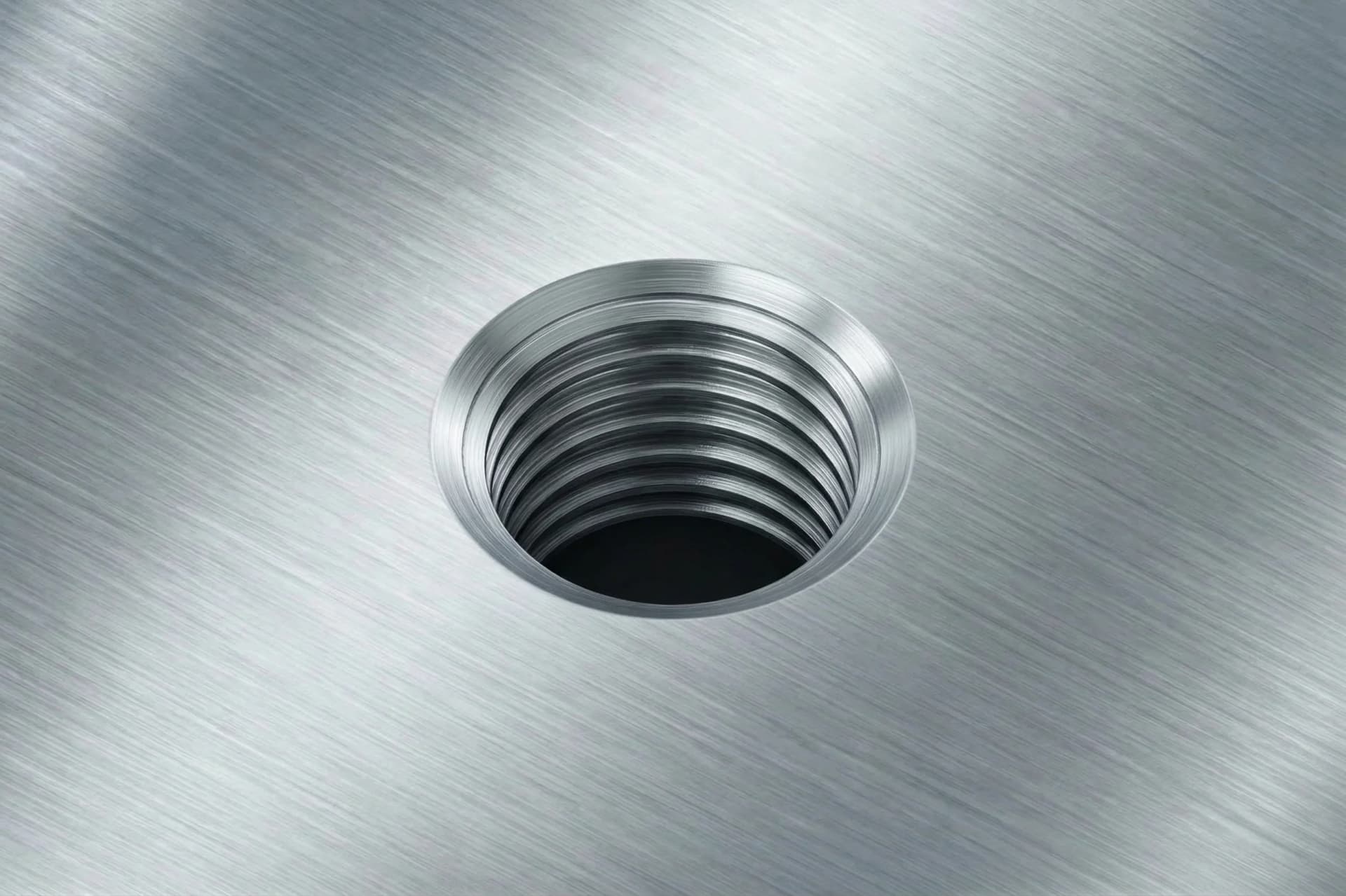 Threads or inserts installed on production part