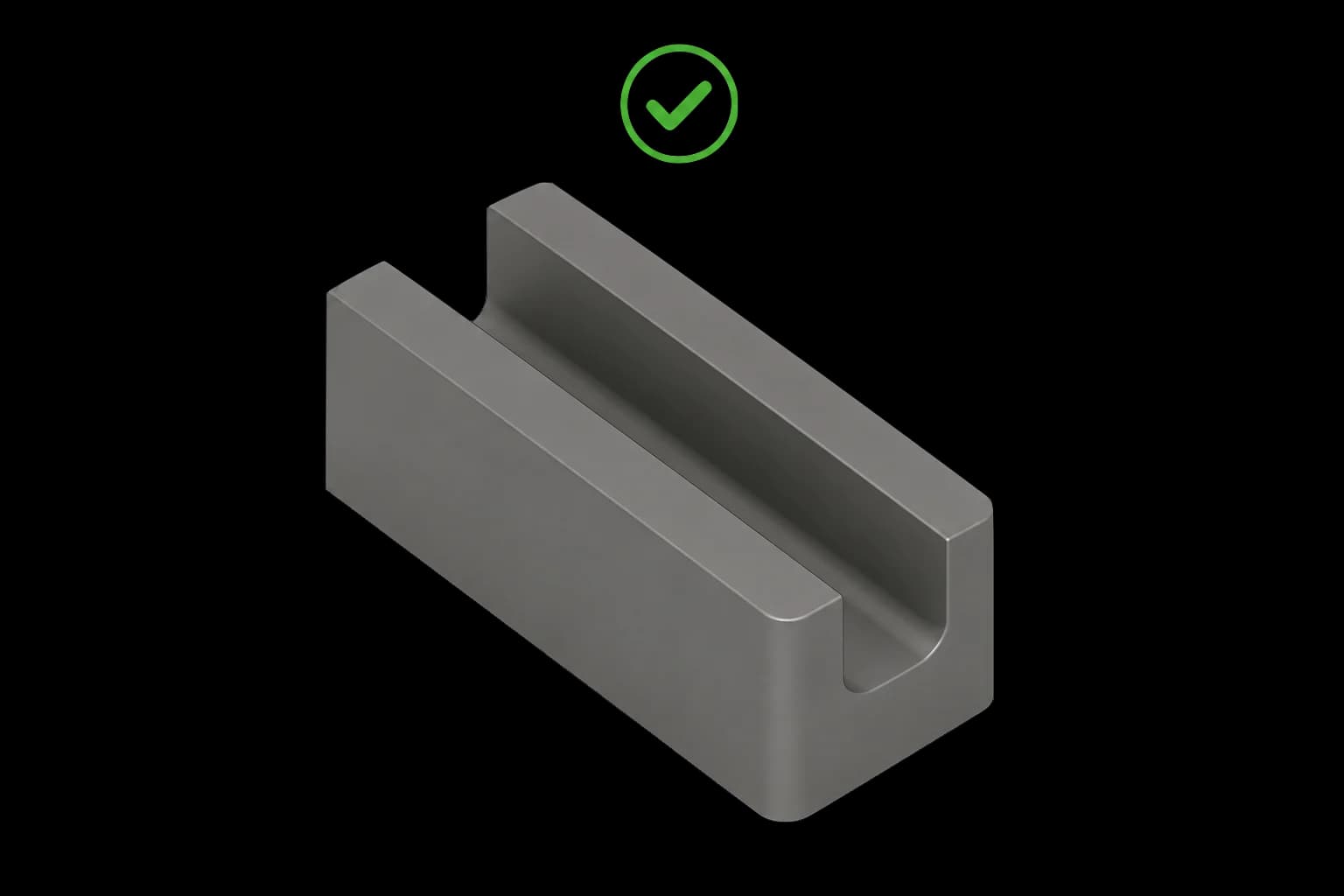 Accessible pocket with manufacturing geometry