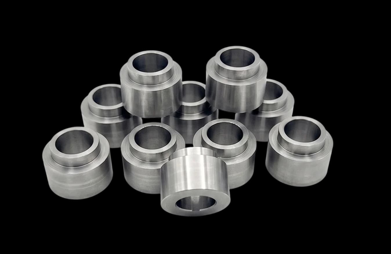 Turned bushing in 1018 steel