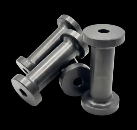 Turned pulley support component