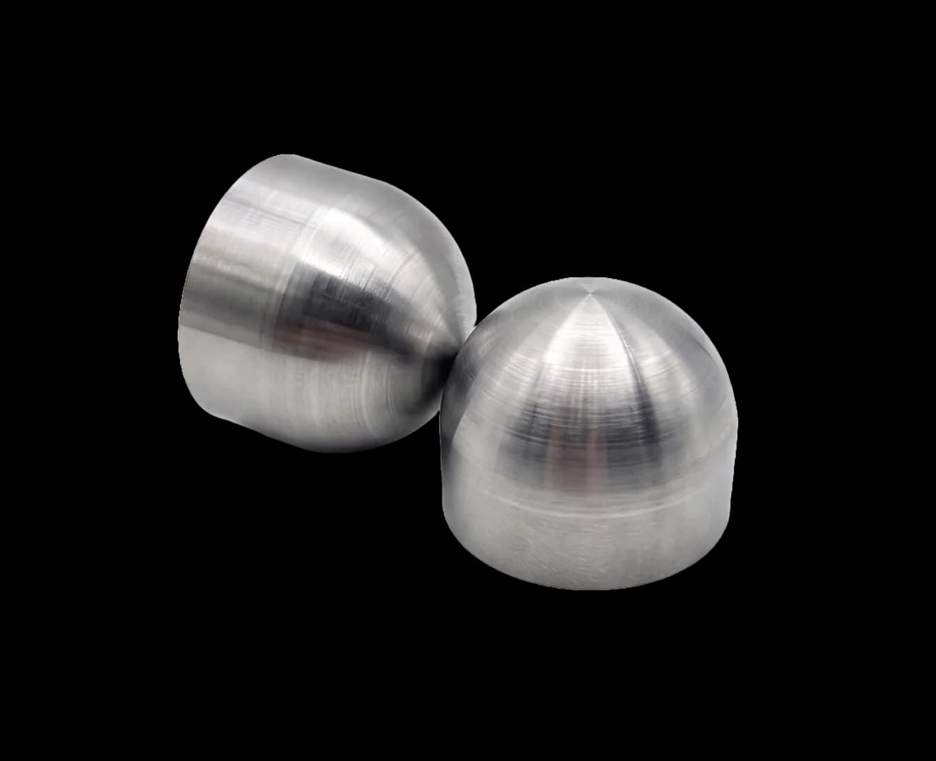 Turned caps and covers in D2 steel