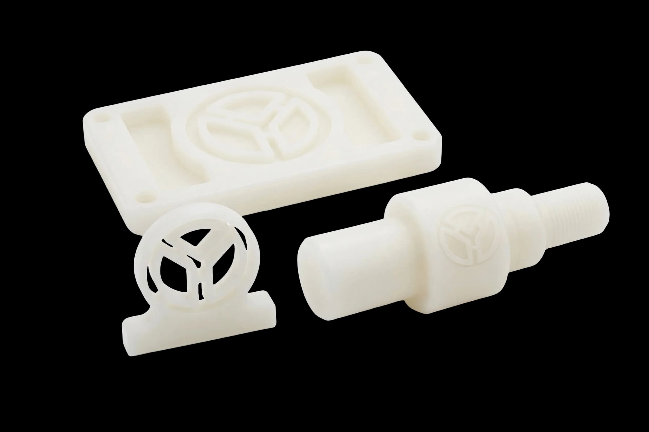 Material HDPE y componentes plásticos industriales maquinados