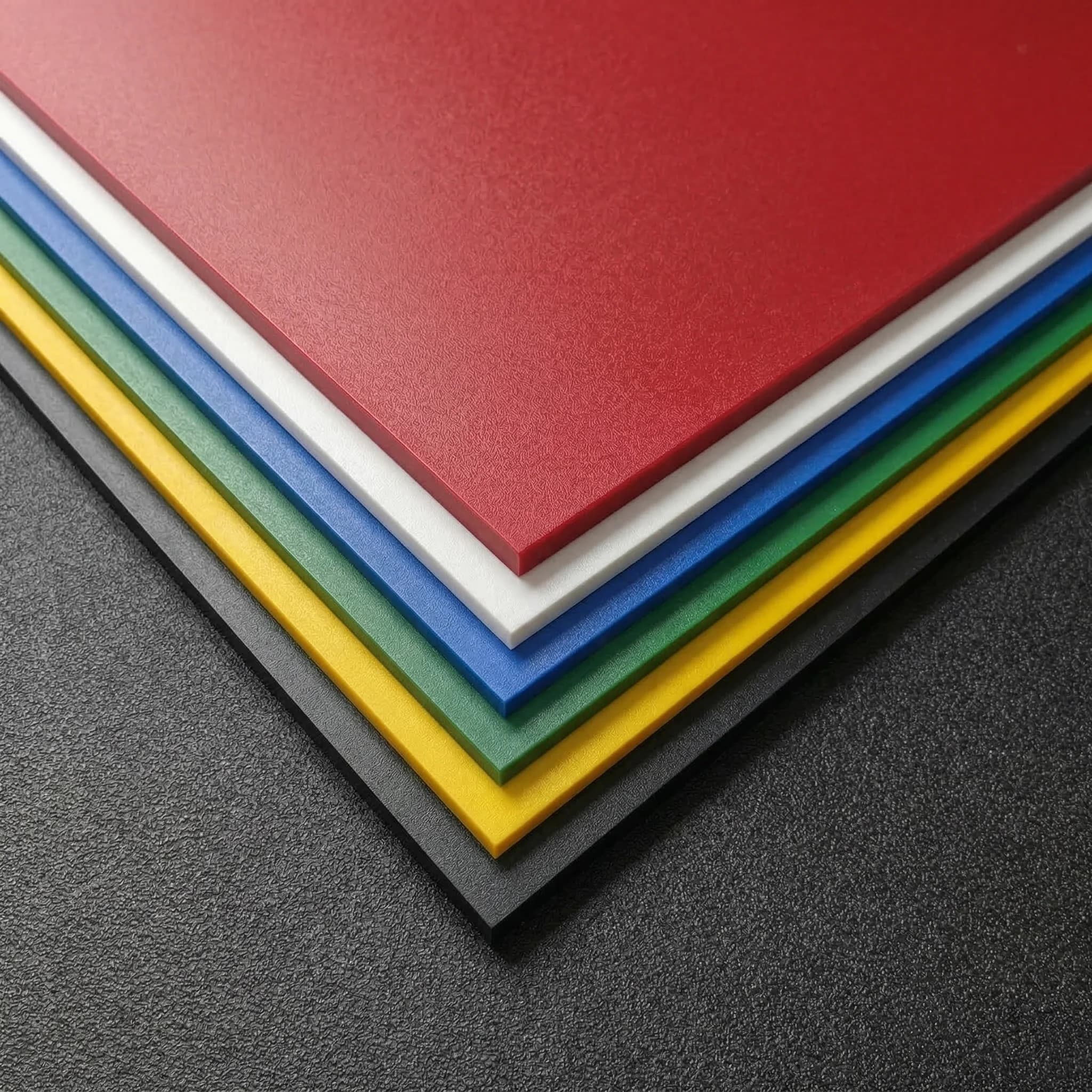 ABS plastic material sample for custom manufacturing