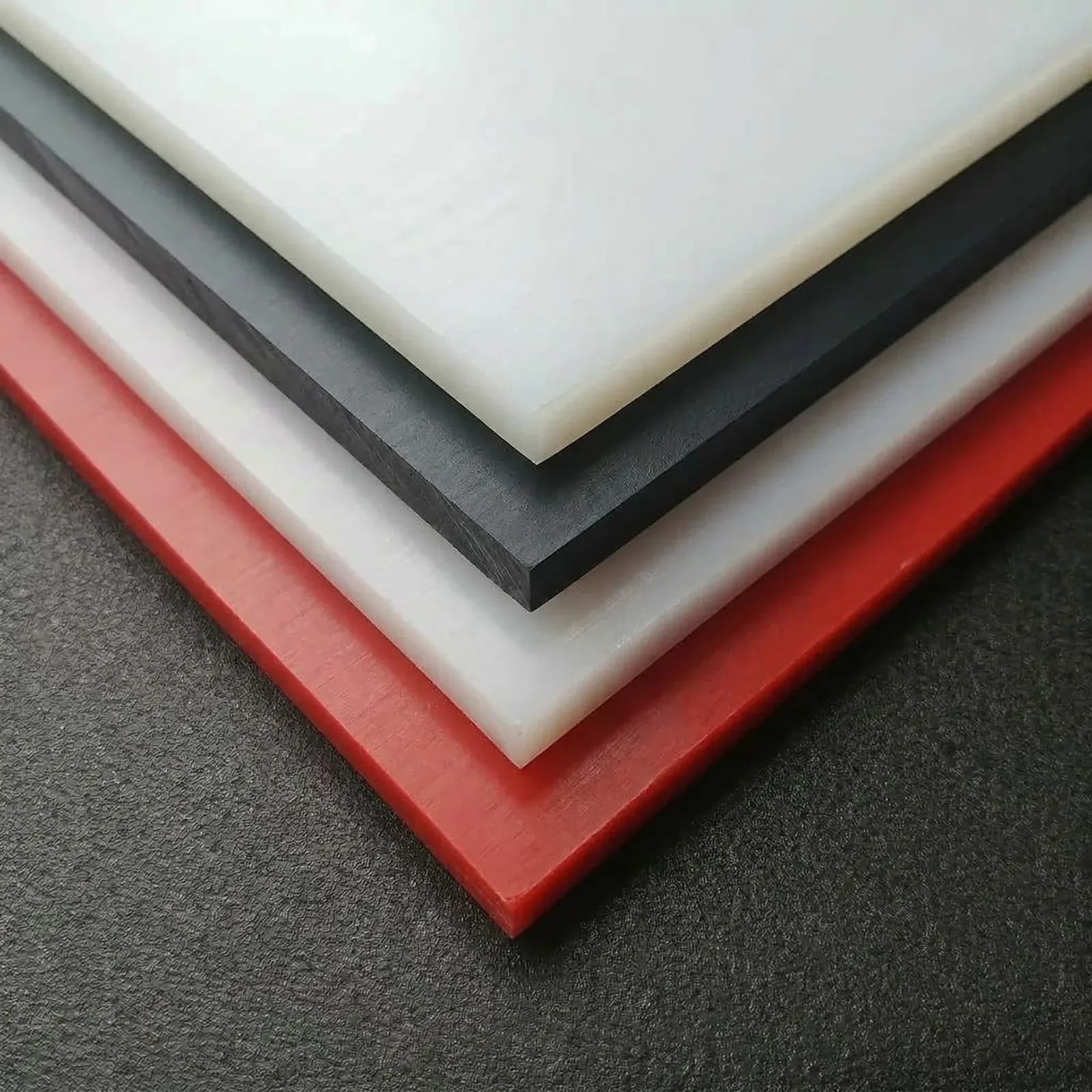 HDPE plastic material sample