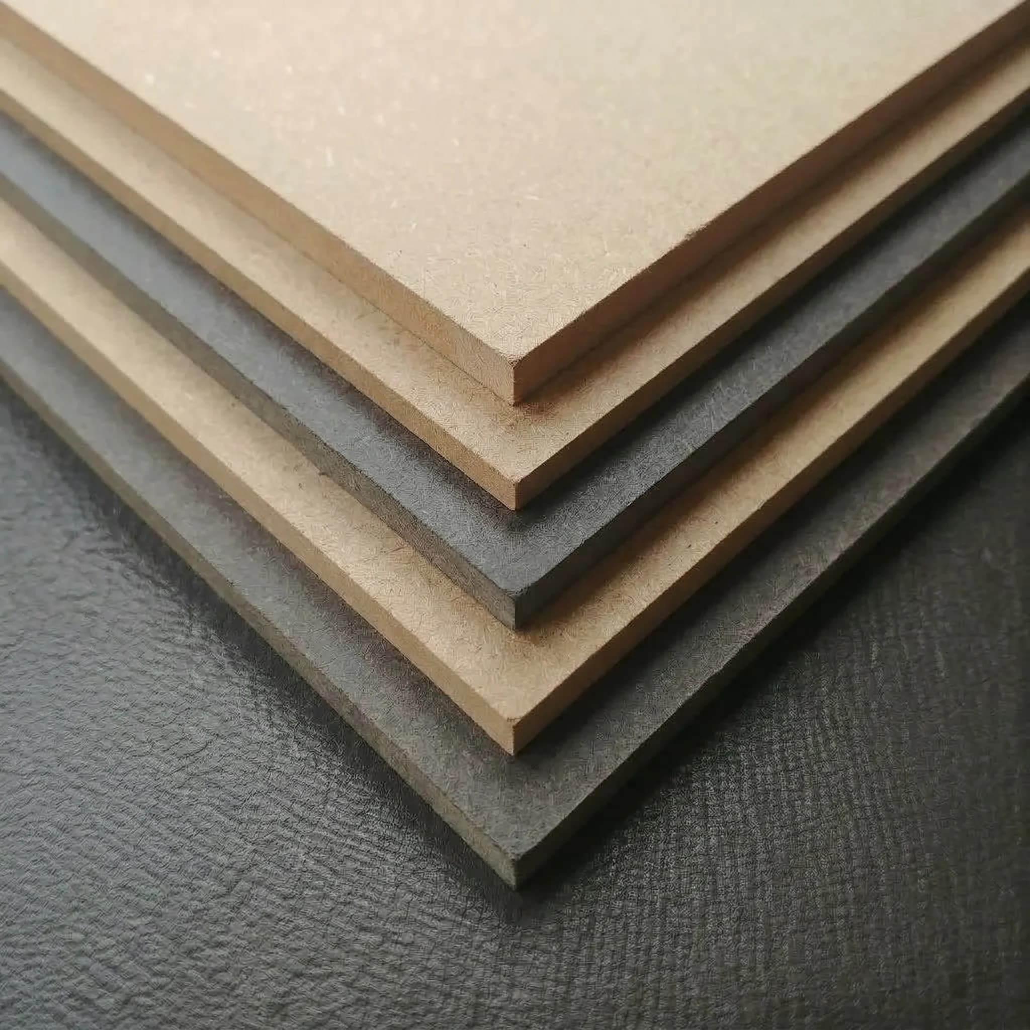 MDF material sample for routed components