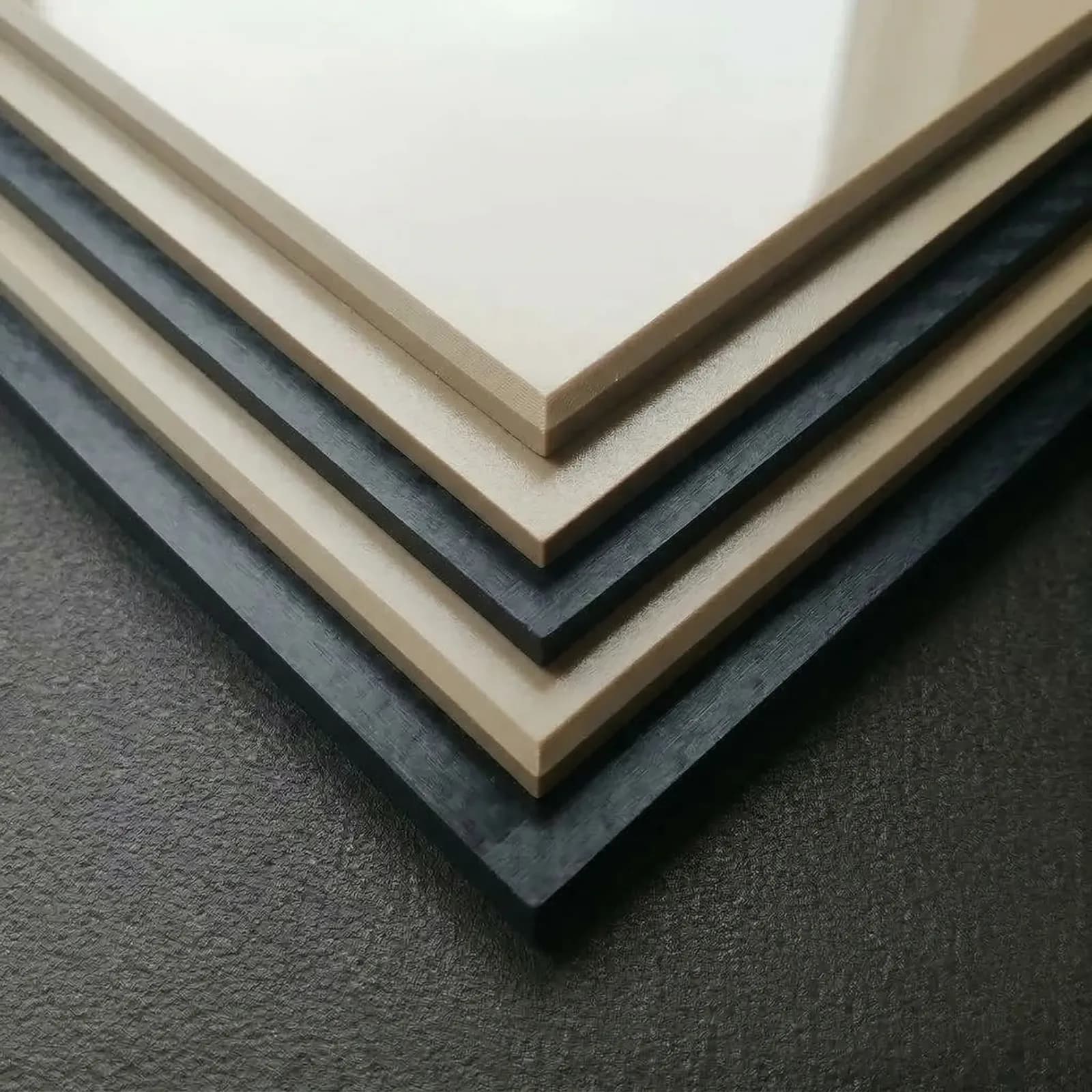 PEEK engineering plastic material sample