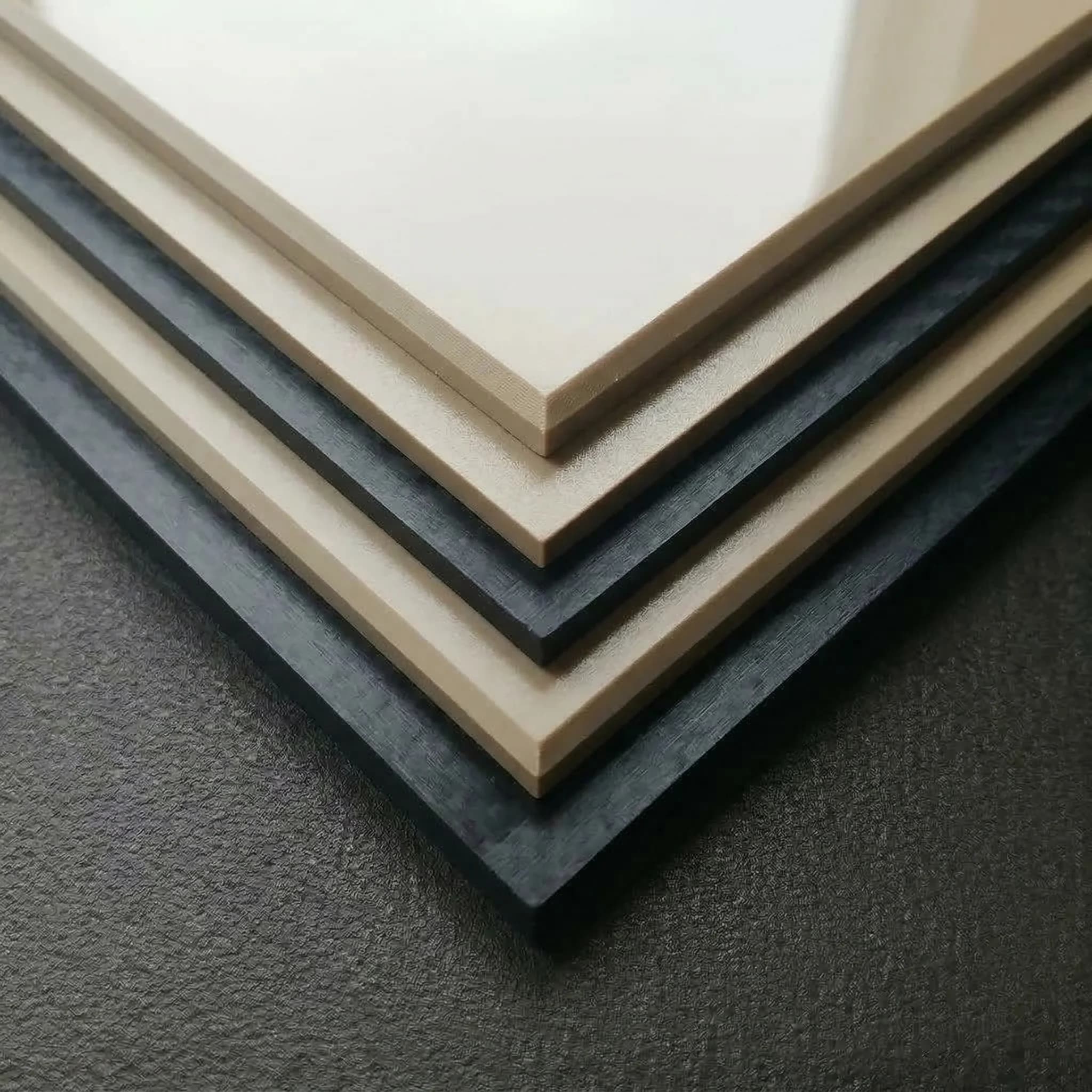 PEEK engineering plastic material sample