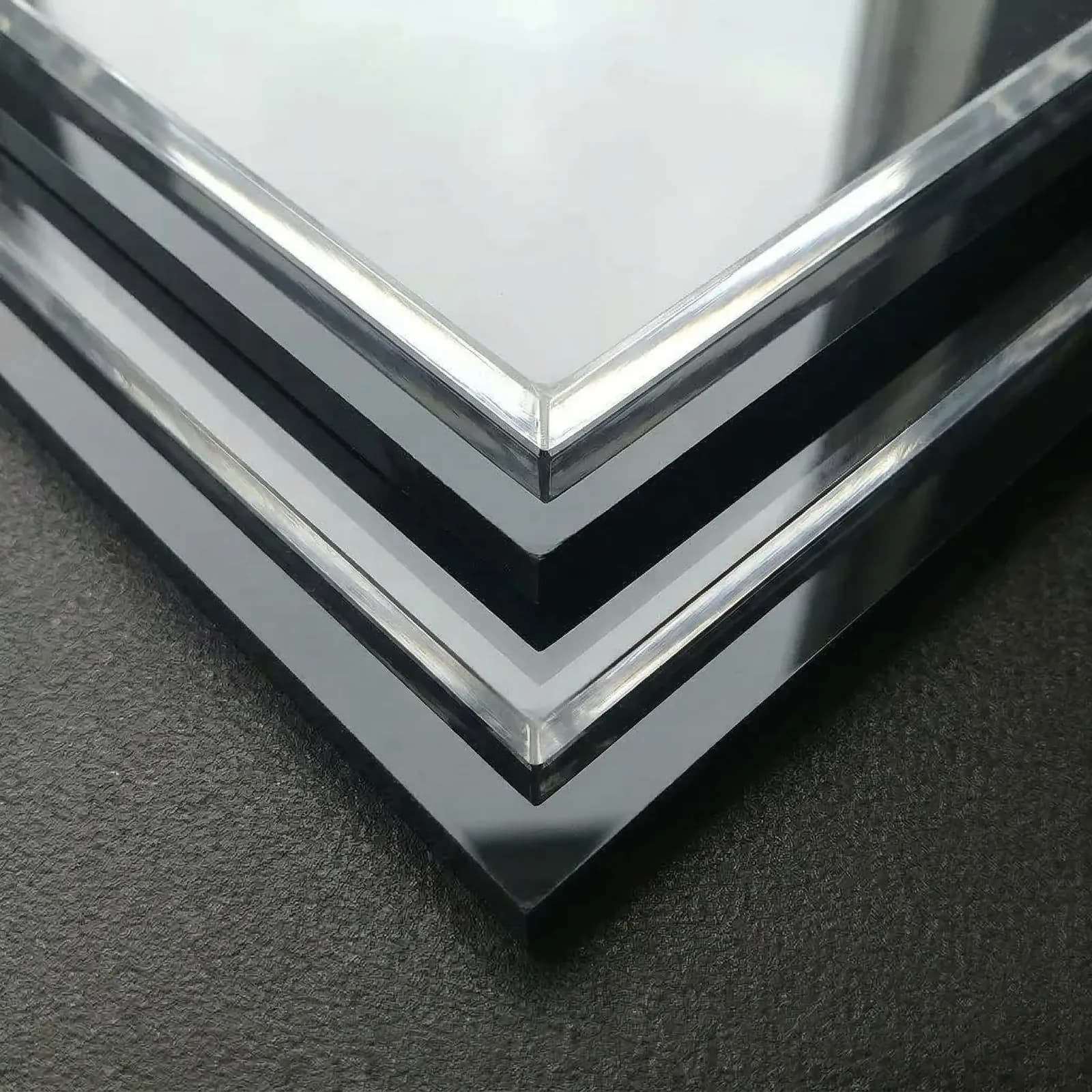 Polycarbonate material sample for custom manufacturing