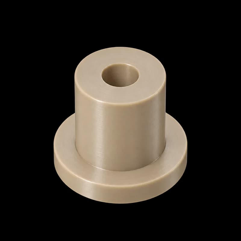 Stepped insulator CNC machined from PEEK