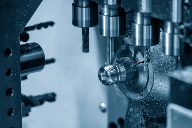 Swiss-type CNC machining producing high-precision small diameter components with tight tolerances