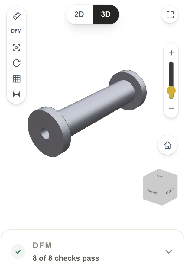 PREMSA portal 3D viewer with DFM check