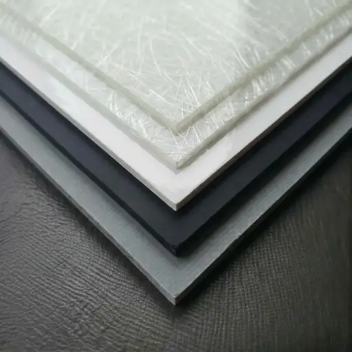 Fiberglass panels and CNC machined composite components